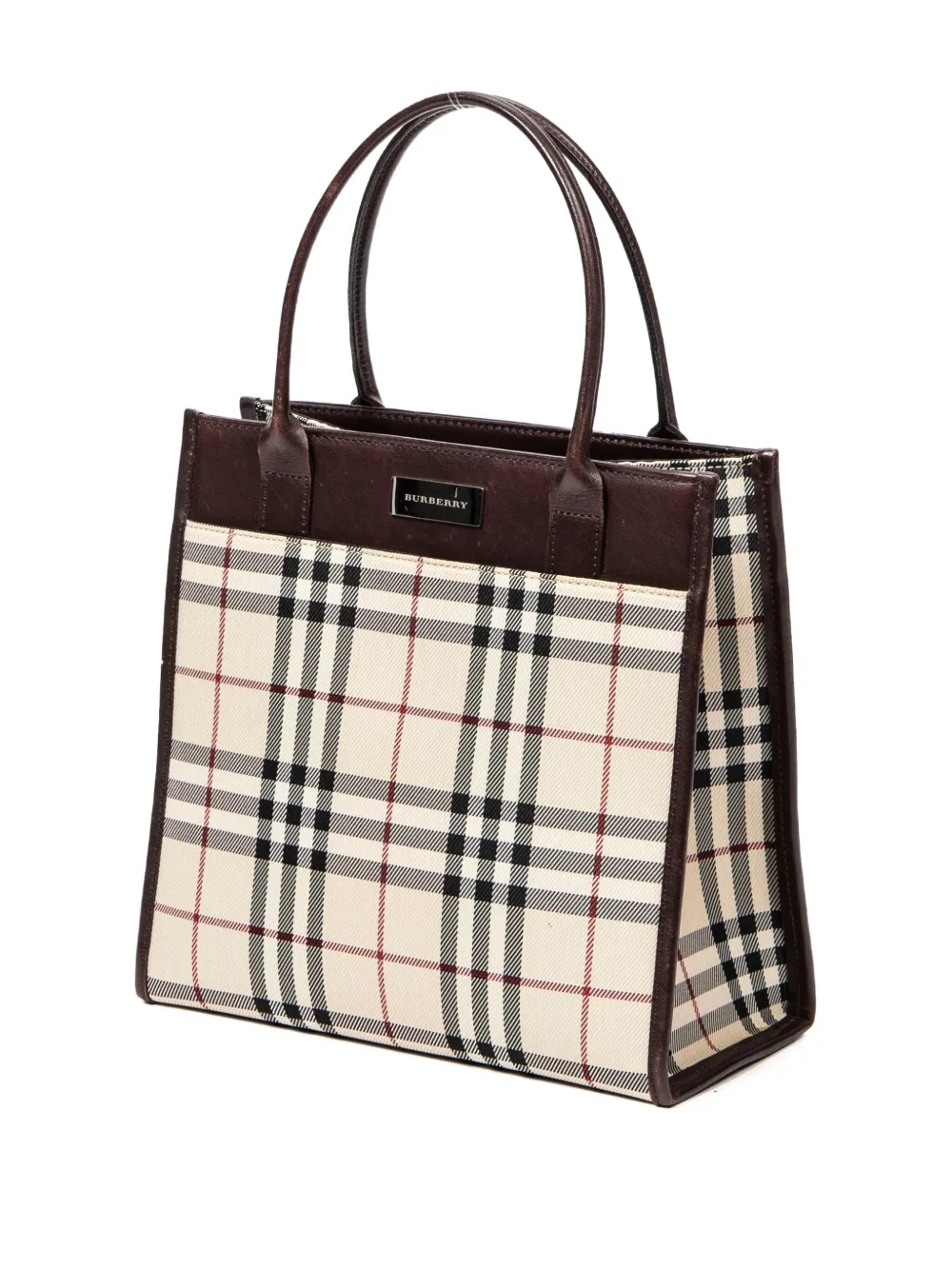  Burberry Pre-owned Nova Check Tote Bag - Neutrals 