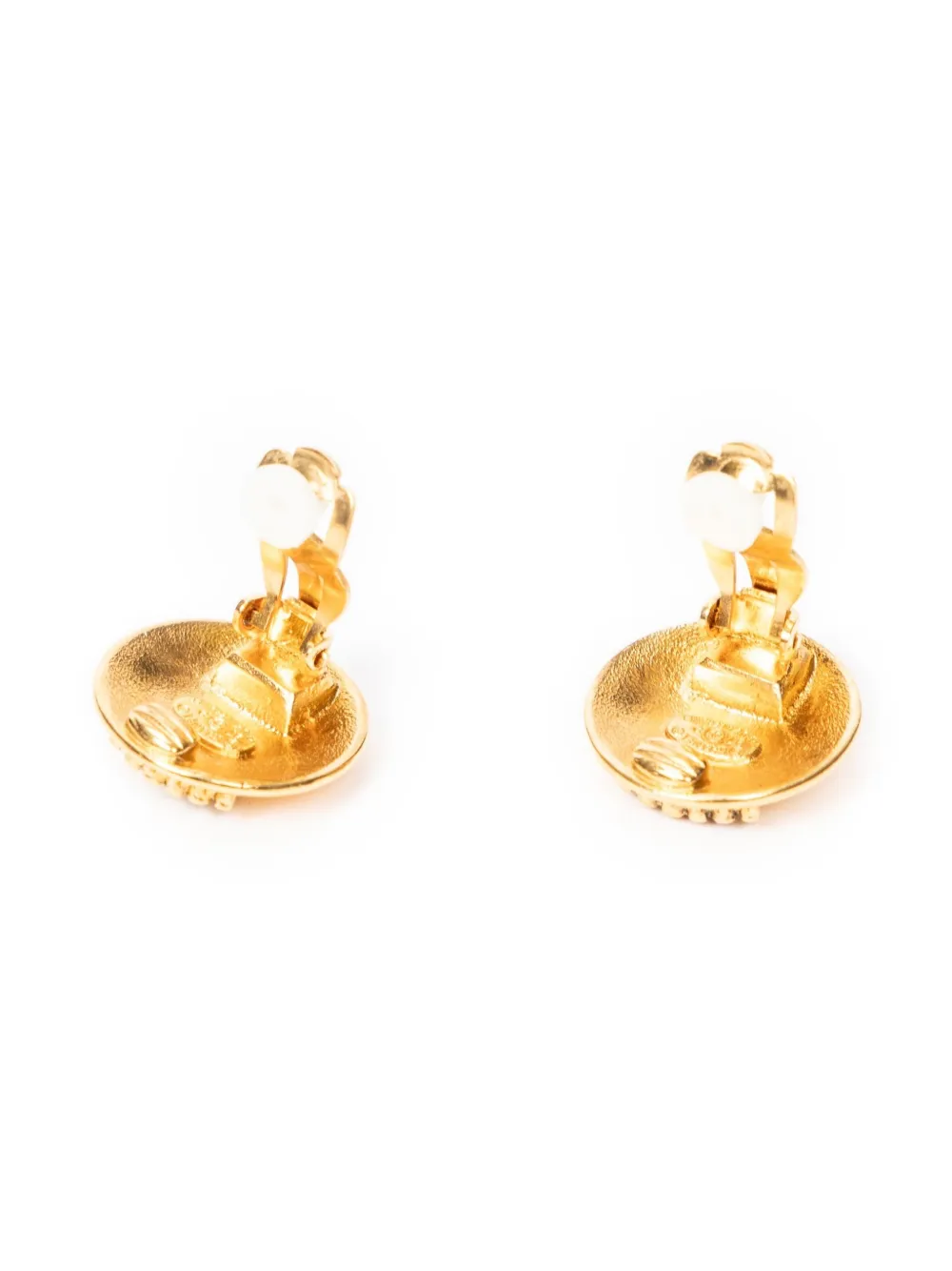 1990 Cc-Embossed Earrings