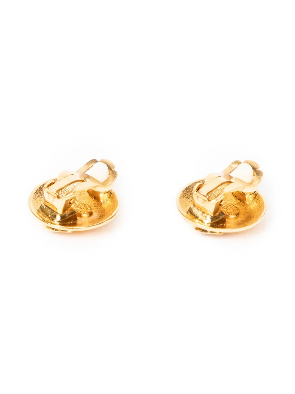 1990 Cc-Embossed Earrings