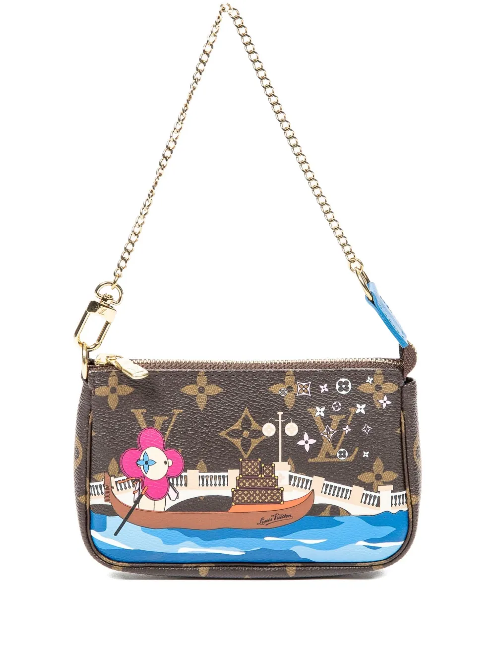 Louis Vuitton Pre-Owned Clutch Vivienne Pochette Accessoires mini - Marrone