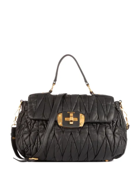 Miu Miu Pre-Owned matelassé tote bag