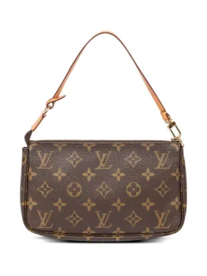 Louis Vuitton Pre-Owned 2000s Monogram Shoulder Bag | Brown | FARFETCH