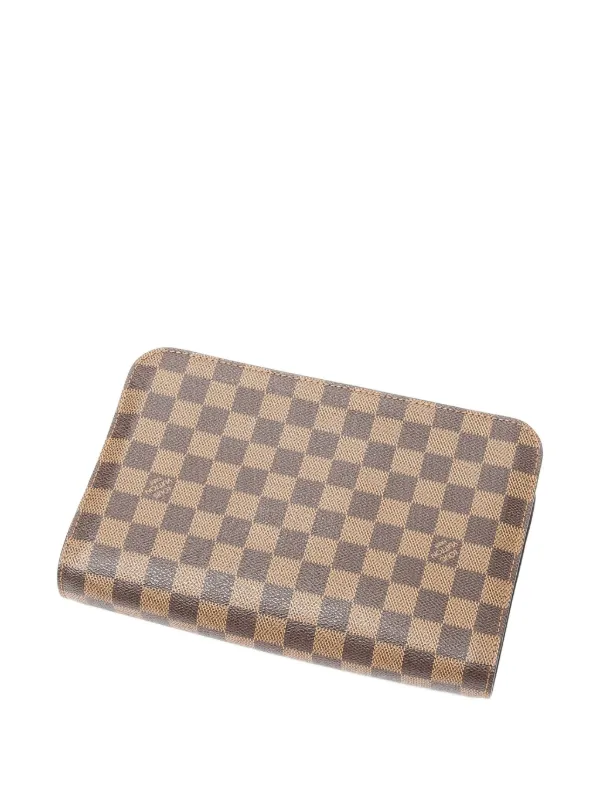 Louis Vuitton Pre-Owned 2003 サンルイ ダミエ エベヌ クラッチバッグ 