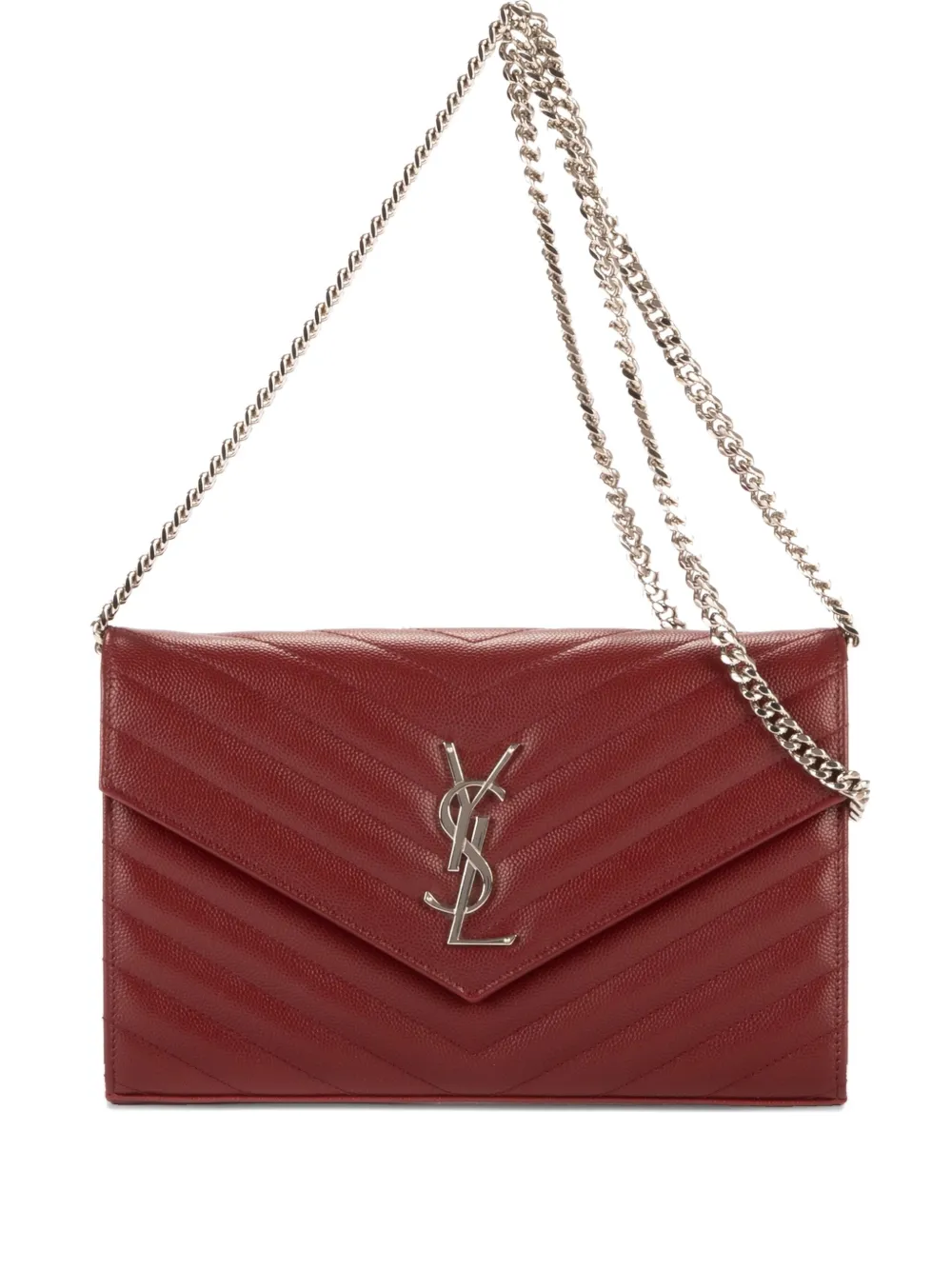 Saint Laurent Pre-Owned Borsa a spalla trapuntata - Rosso