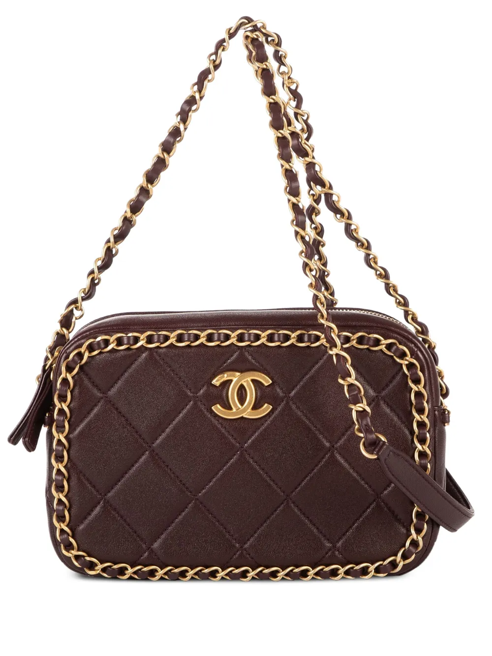 CHANEL Pre-Owned Borsa a spalla Camera piccola - Rosso