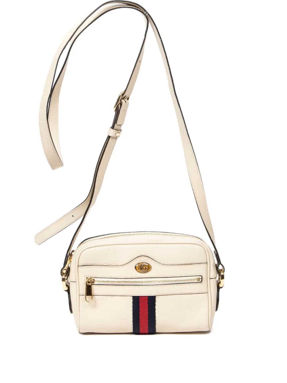 Gucci Pre-Owned Borsa a spalla con dettaglio a righe anni 2000 - Bianco
