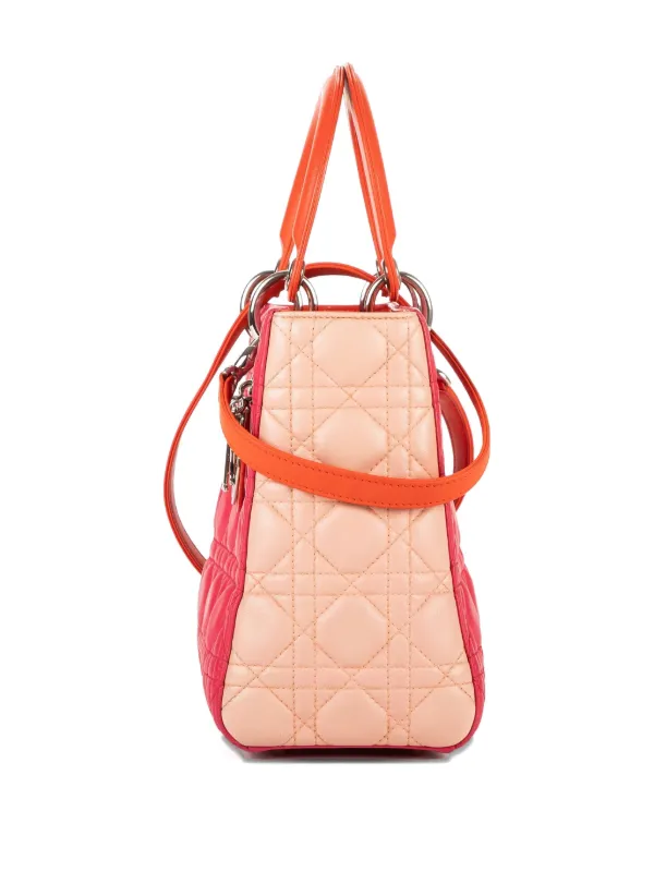 Christian Dior Pre-Owned Lady Dior ハンドバッグ | ピンク | FARFETCH JP