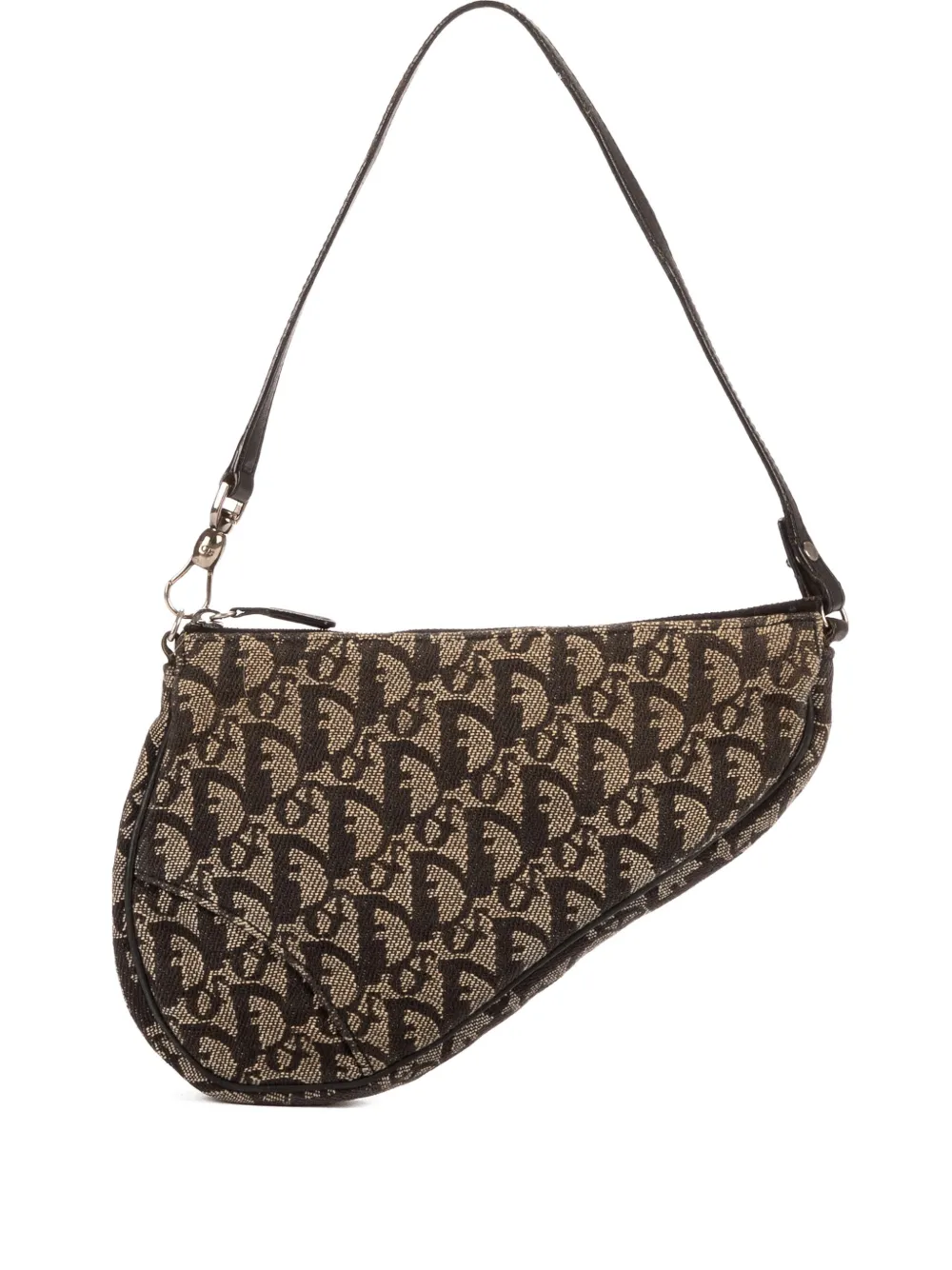 Christian Dior Pre-Owned Borsa a mano Saddle Trotter 1990 - Nero