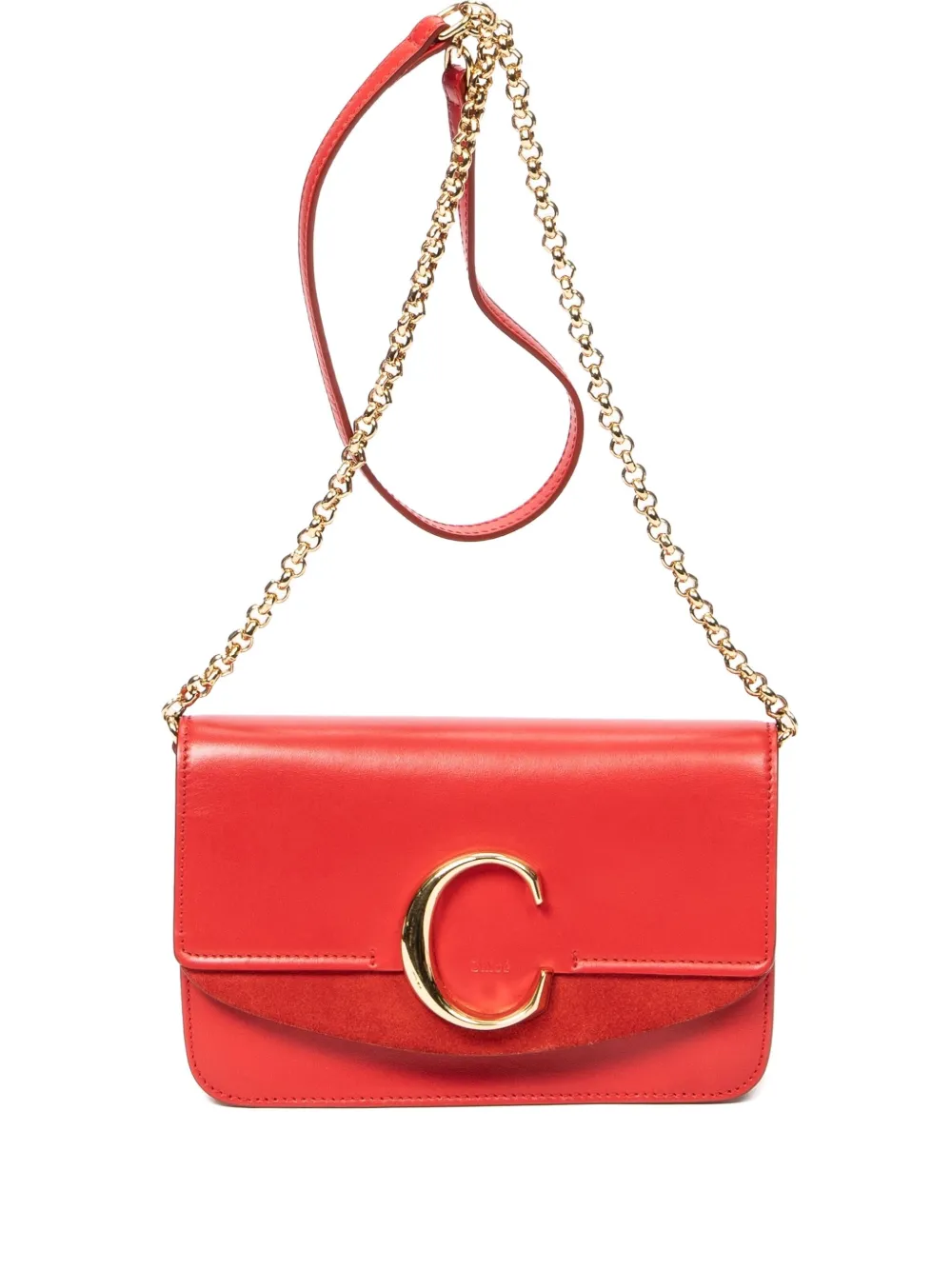 Chloé Pre-Owned chain-strap shoulder bag | Red | Image 1