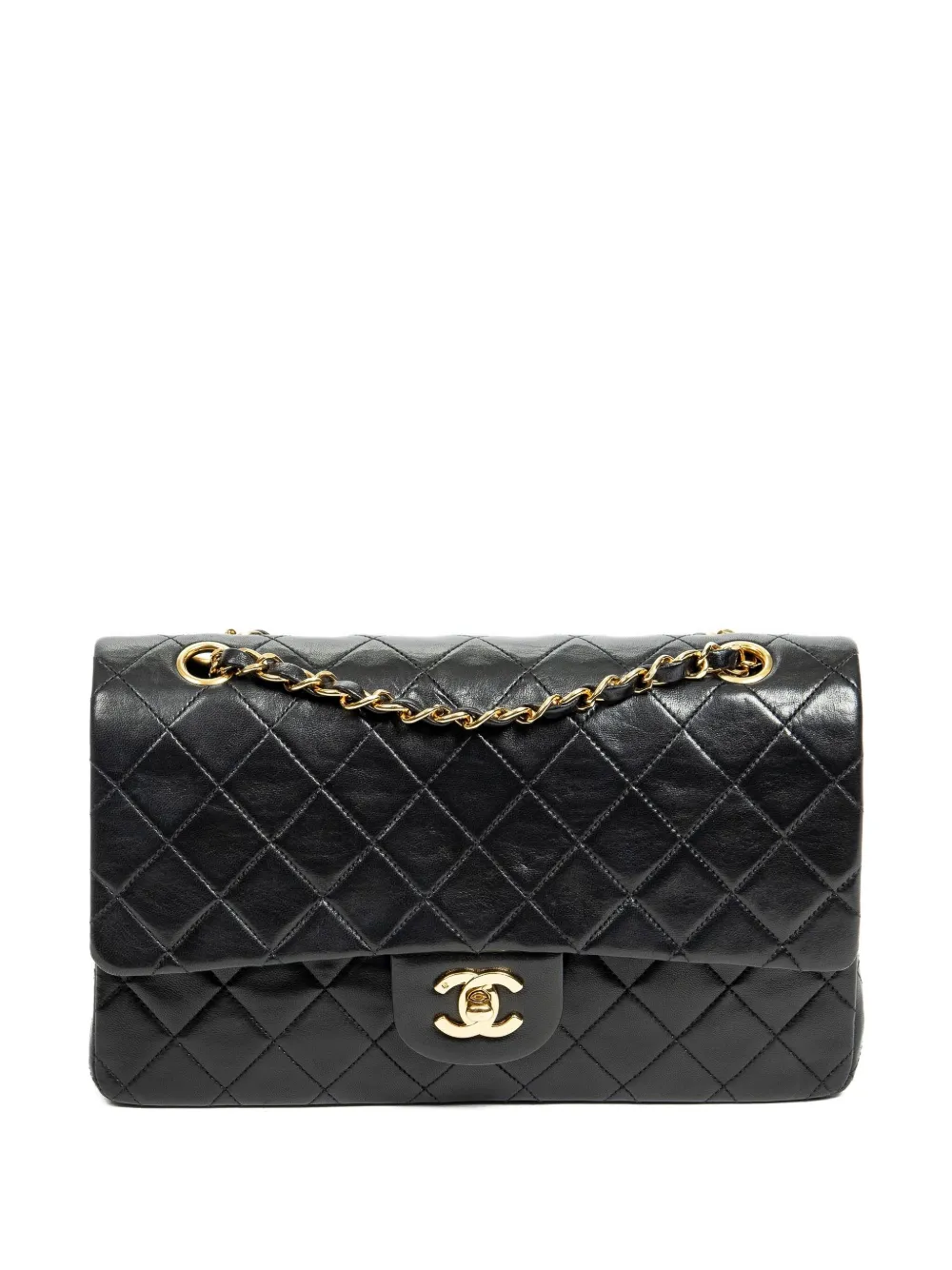 CHANEL Pre-Owned Borsa trapuntata con catena - Nero