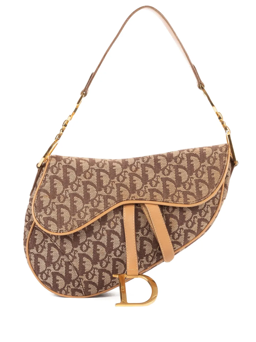 Christian Dior Pre-Owned Borsa a spalla Saddle - Marrone