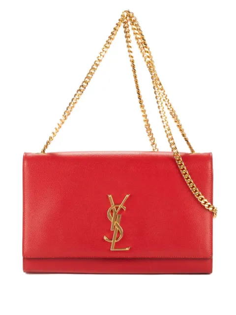 Saint Laurent Pre-Owned bolsa de hombro con correa de cadena