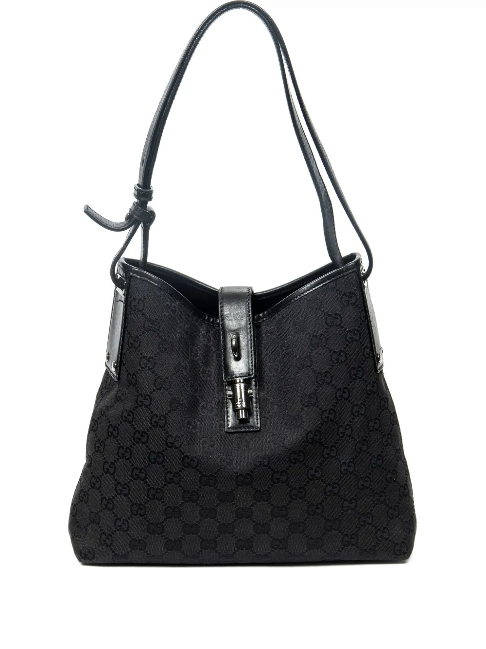 Gucci Pre-Owned Borsa a spalla in tela GG 2000 - Nero