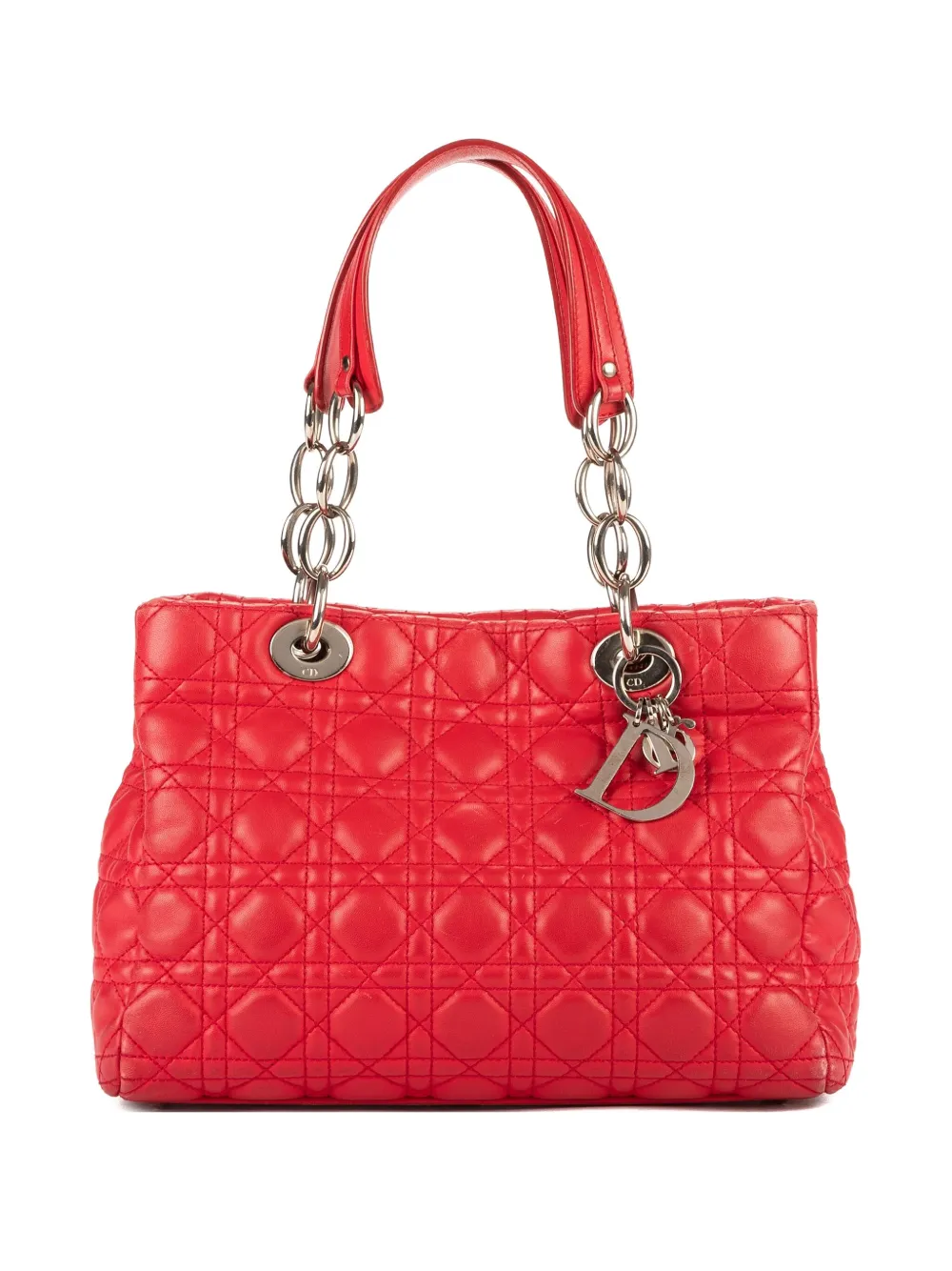 Christian Dior Pre-Owned Borsa a mano Lady Dior 2000 - Rosso