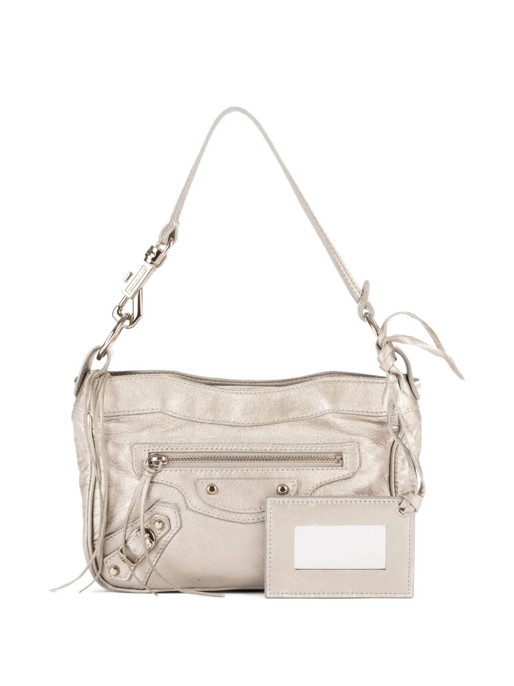  Balenciaga Pre-owned Bolso De Hombro Hip Metalizado - Plateado 