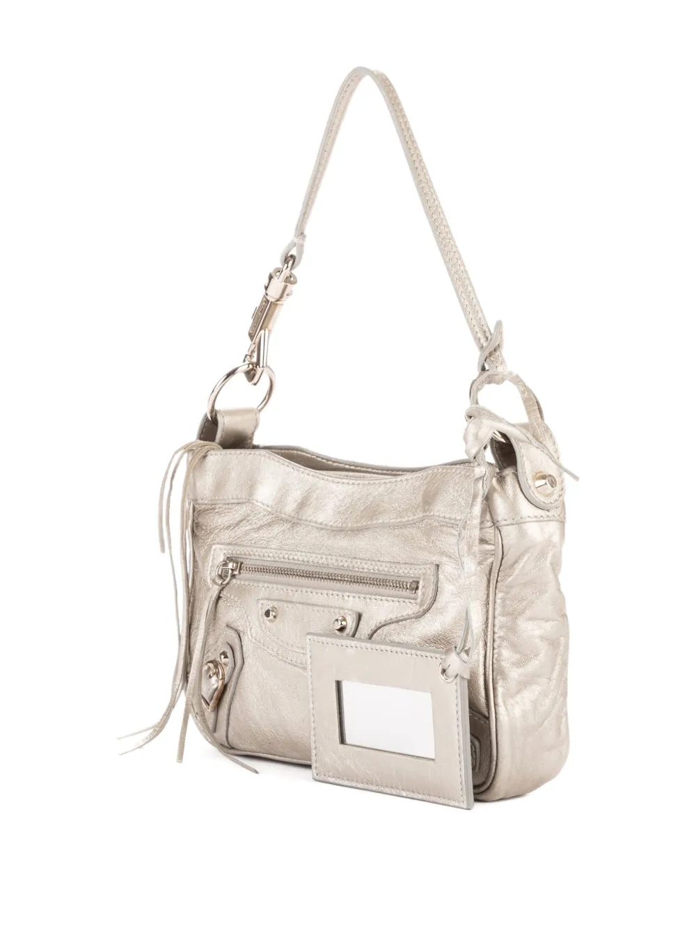  Balenciaga Pre-owned Bolso De Hombro Hip Metalizado - Plateado 