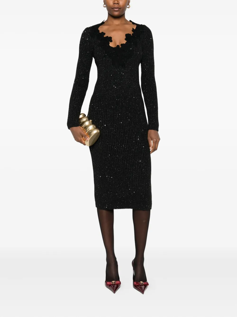 Giambattista Valli embellished ribbed-knit dress | Cocktail & Party Dresses | Image 2