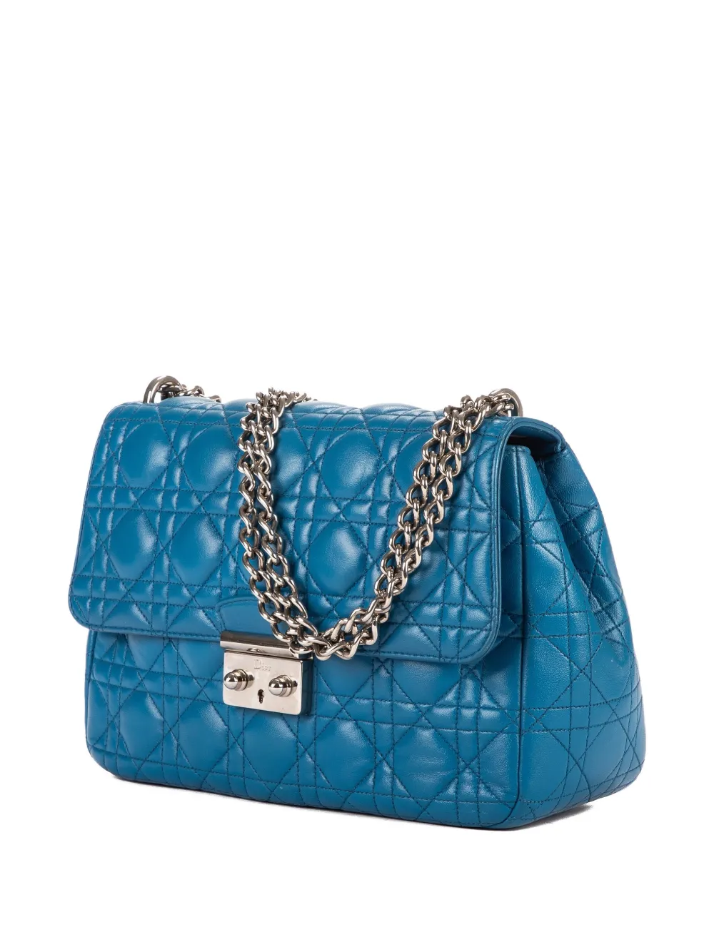 Miss Dior Cannage-Leather Shoulder Bag