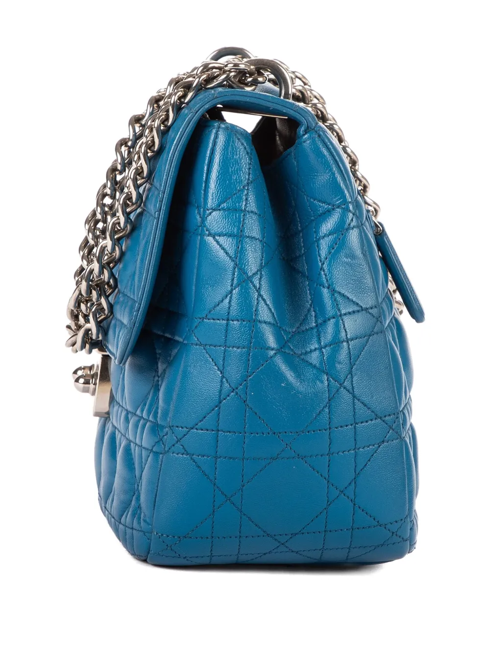 Miss Dior Cannage-Leather Shoulder Bag