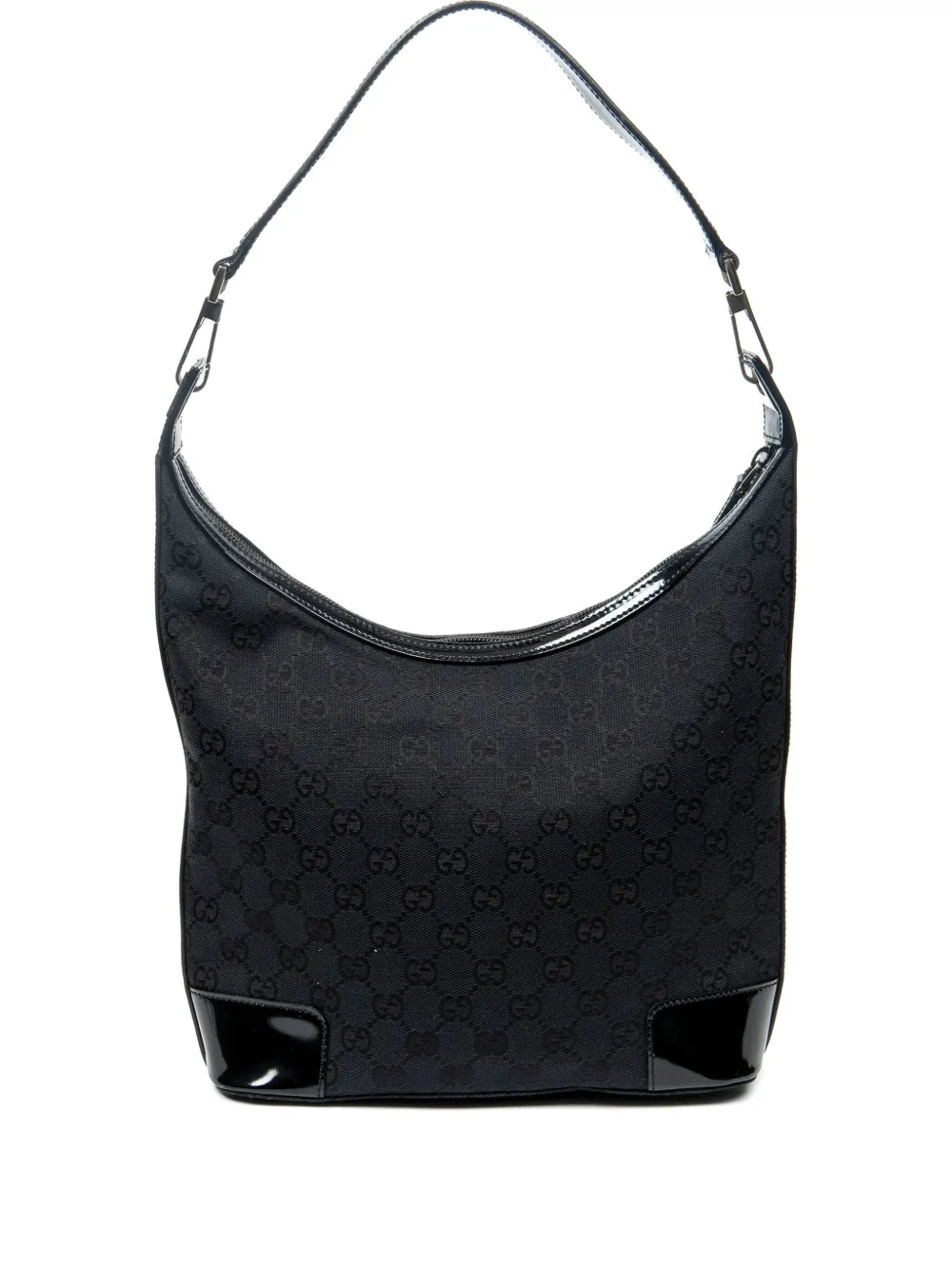 Gucci Pre-Owned Borsa a spalla con logo - Nero