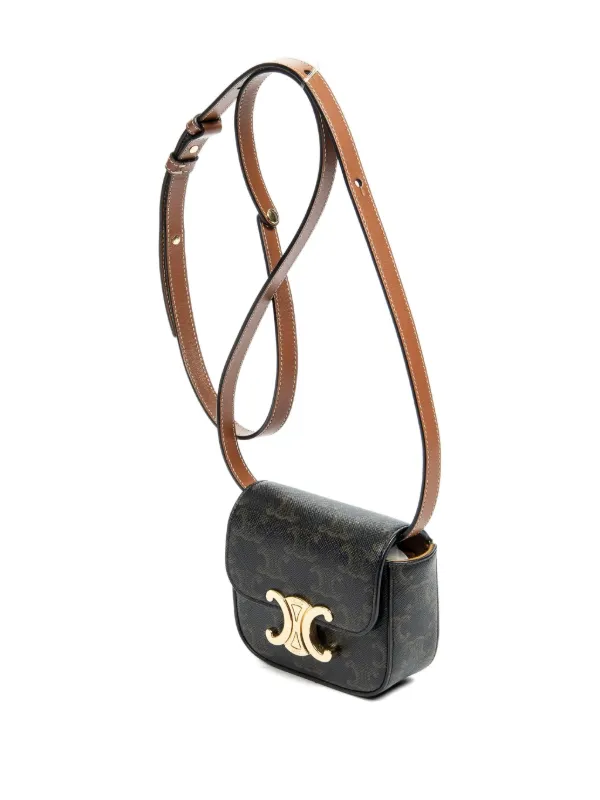 Celine Pre-Owned ミニ トリオンフ モノグラム ショルダーバッグ