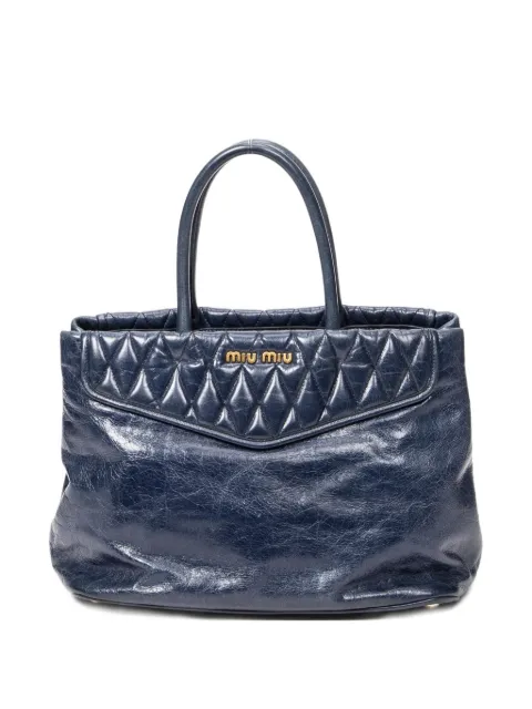 Miu Miu Pre-Owned bolsa de mano Trapuntata 2000