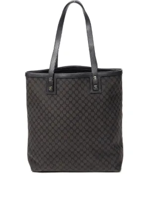 Gucci Pre-Owned 2000s GGパターン ハンドバッグ | グレー | FARFETCH JP