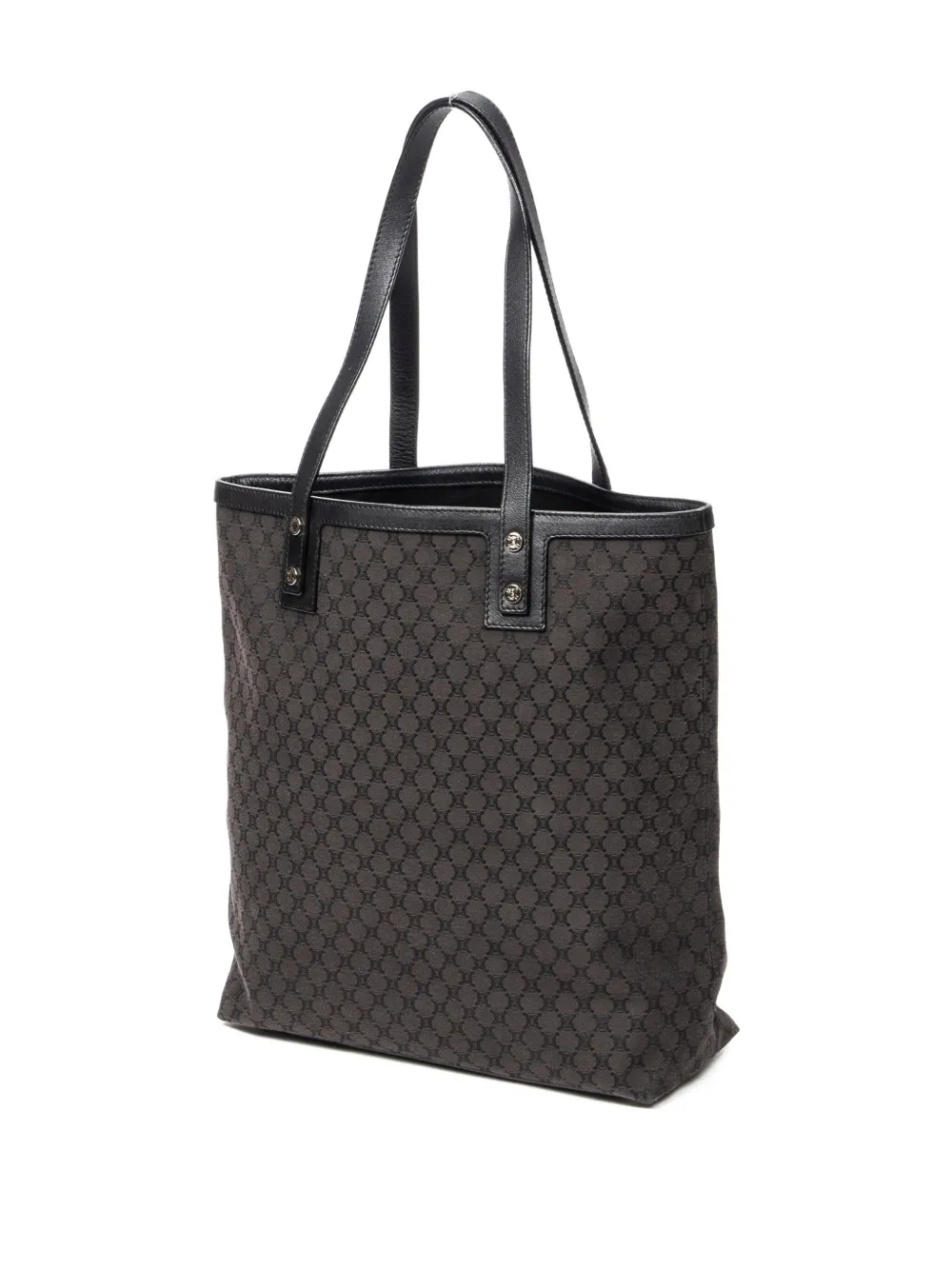  Celine Pre-owned Macadam-print Tote Bag - Black 