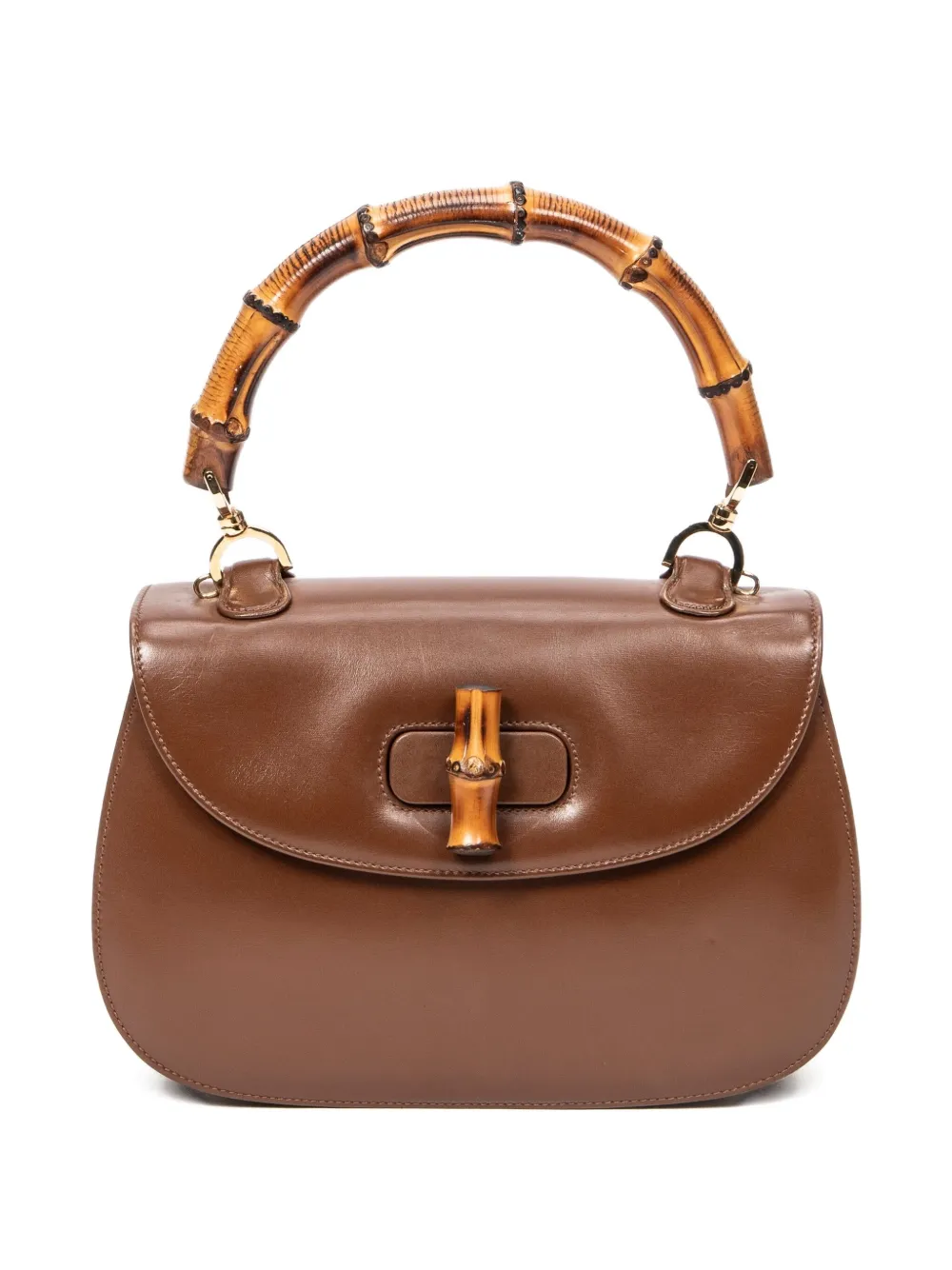 Gucci Pre-Owned 1970s bamboo-handle top-handle bag | Brown | Image 1