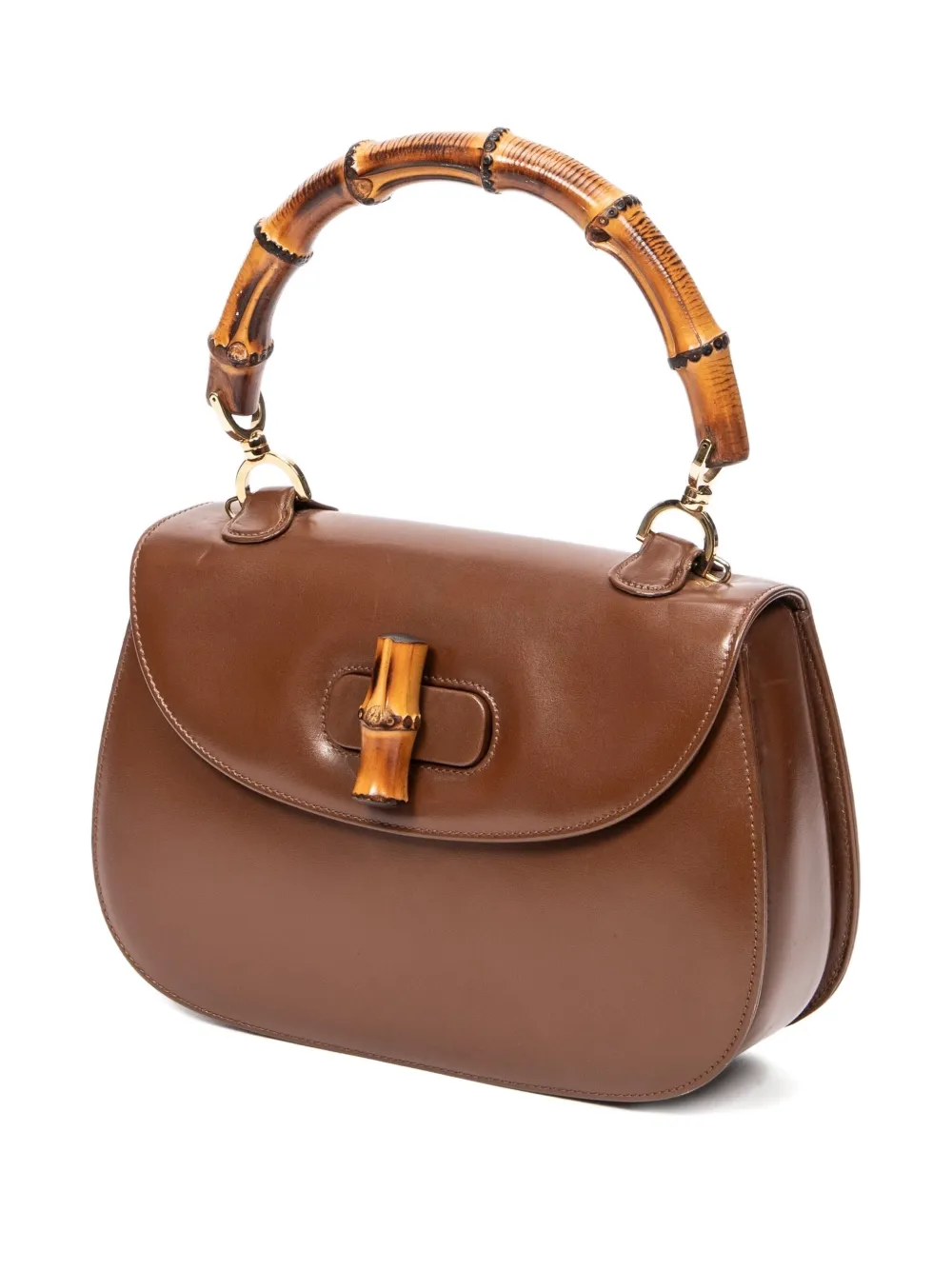 1970s Bamboo-Handle Top-Handle Bag