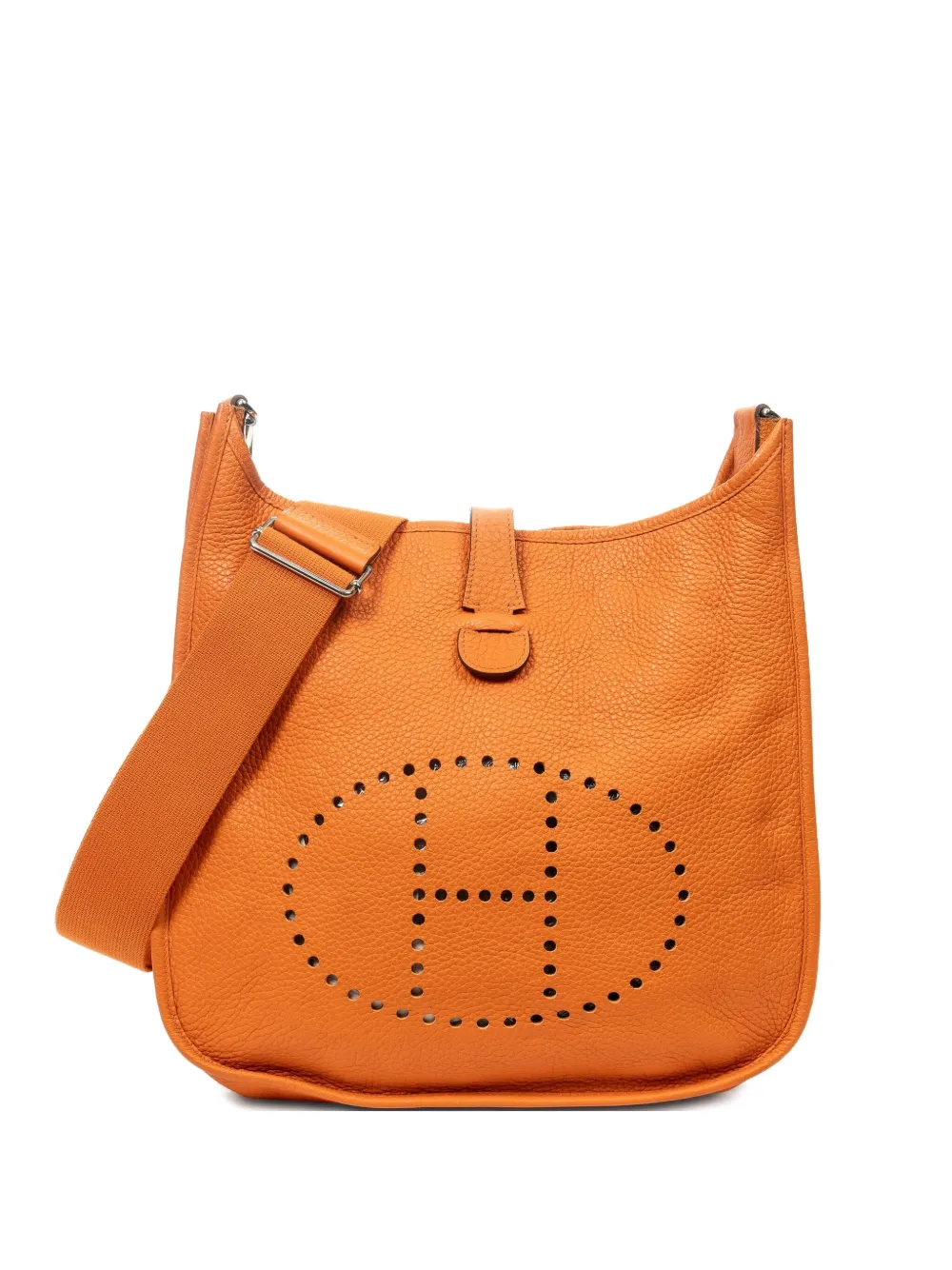 Hermès Pre-Owned Borsa a spalla traforata - Arancione