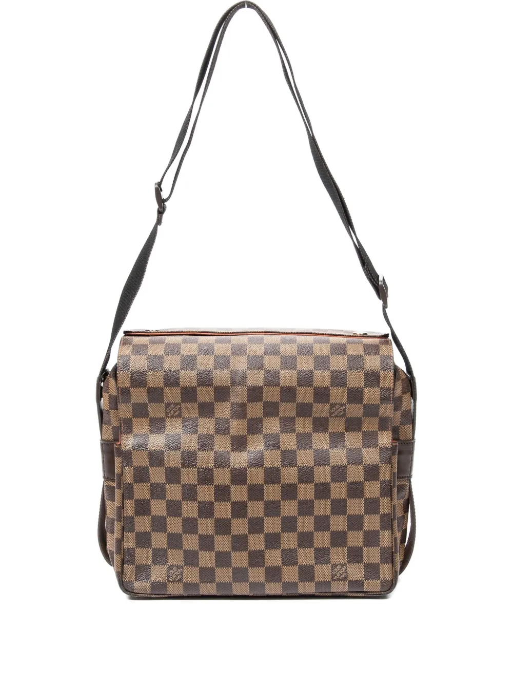 Louis Vuitton Pre-Owned Borsa a spalla Naviglio Damier Ebène 2002 - Marrone