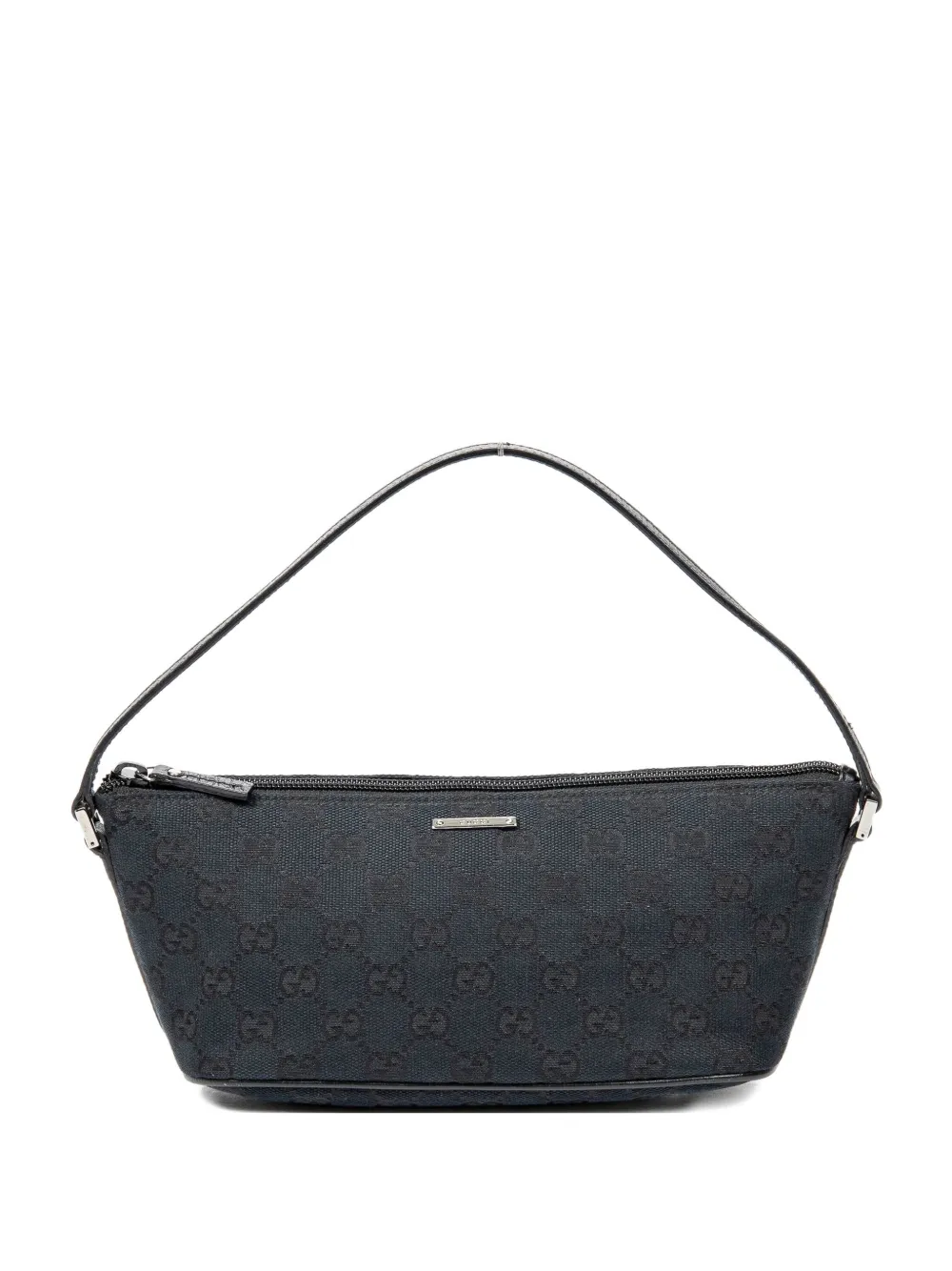 Gucci Pre-Owned GG-pattern shoulder bag - Black