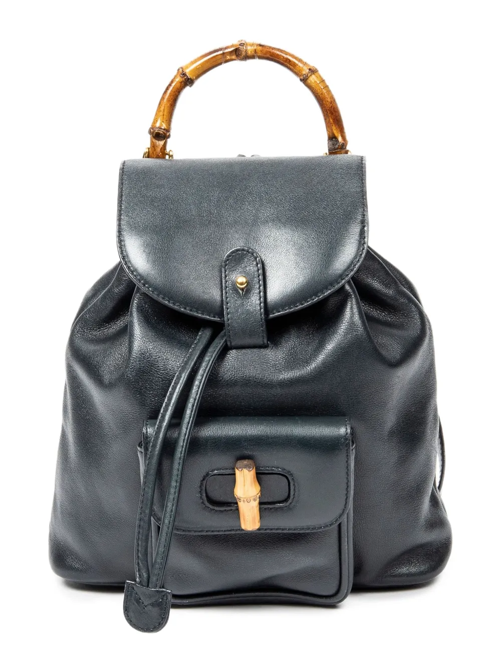 Gucci Pre-Owned Zaino Bamboo 1990-2000 - Blu