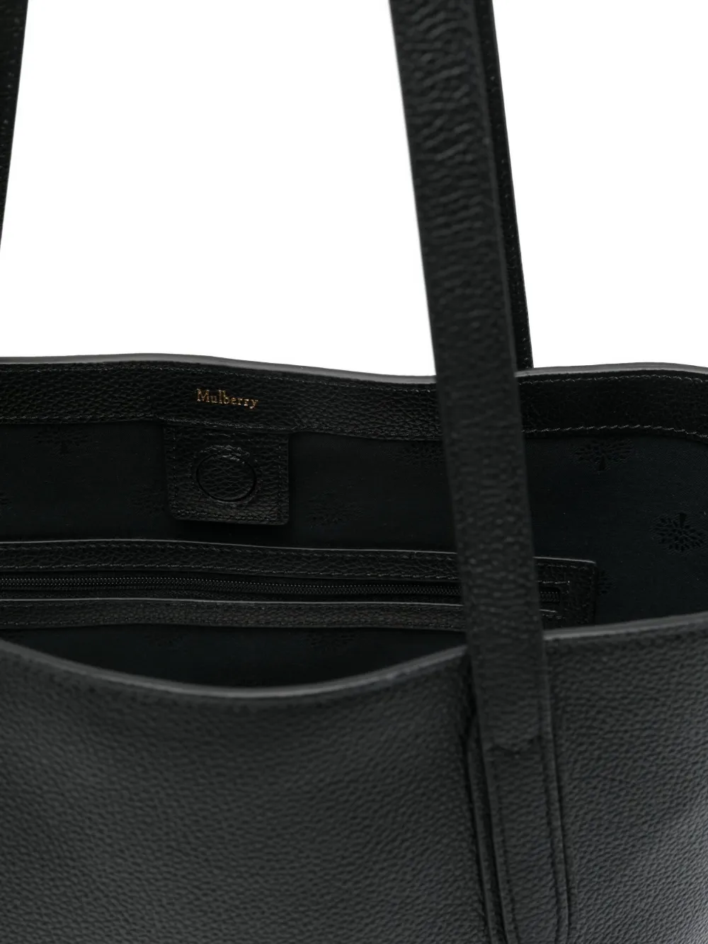 Mulberry Small A4 Classic Leather Shoulder Bag In Black