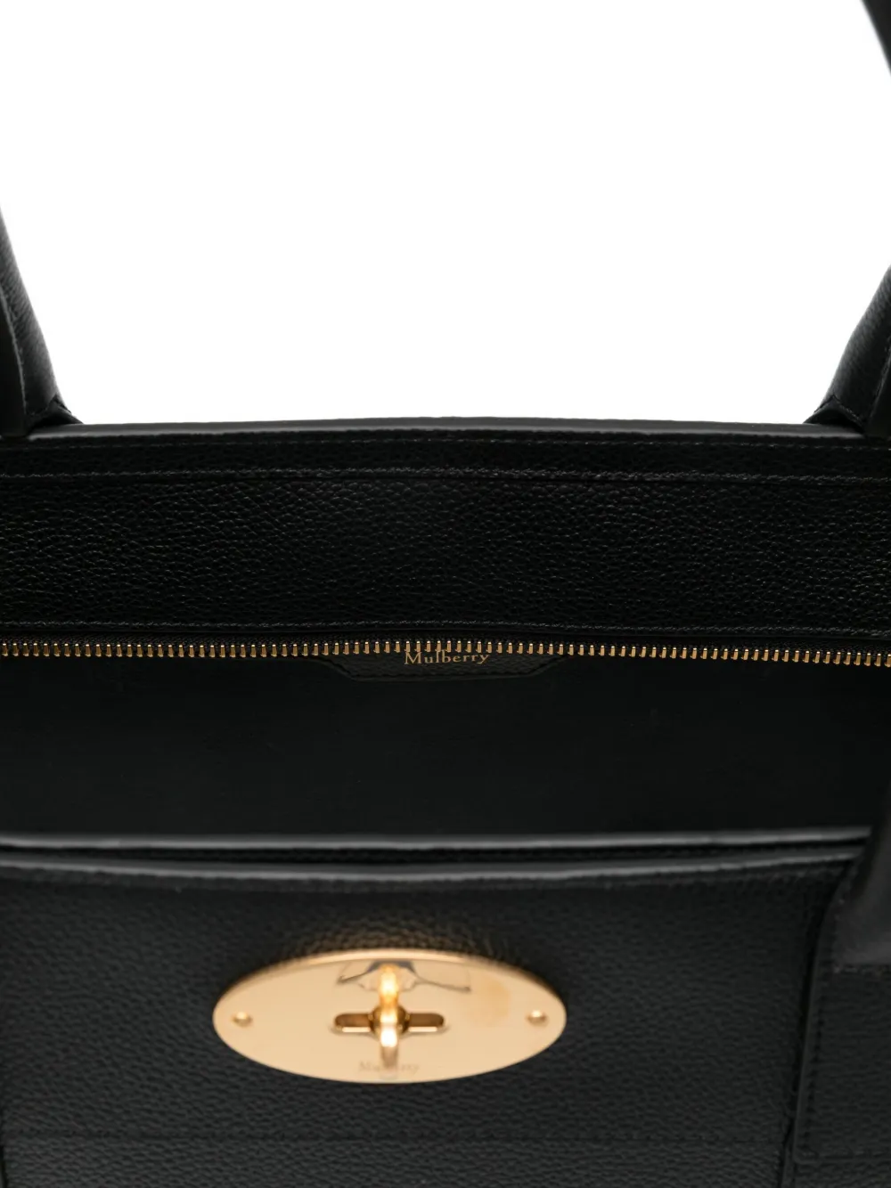 Mulberry Small Bayswater 9 To 5 Leather Shoulder Bag In Black