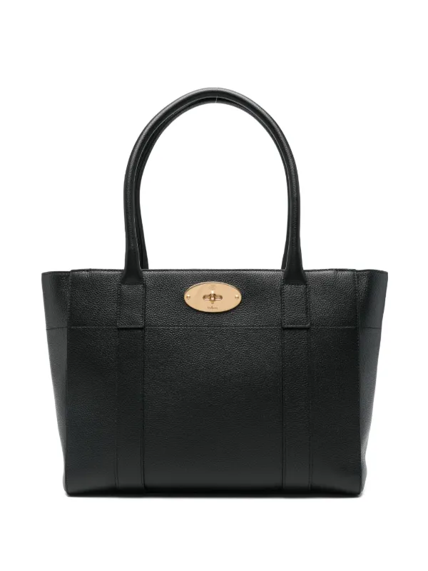 Mulberry Small Bayswater To Leather Shoulder Bag Black - Main Image
