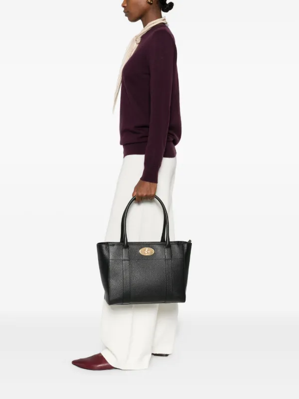 Mulberry Bayswater 9 To 5 レザーショルダーバッグ S | ブラック
