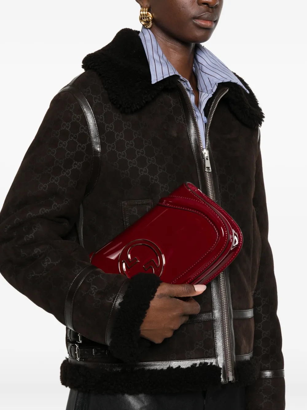 Gucci Blondie schoudertas - Rood