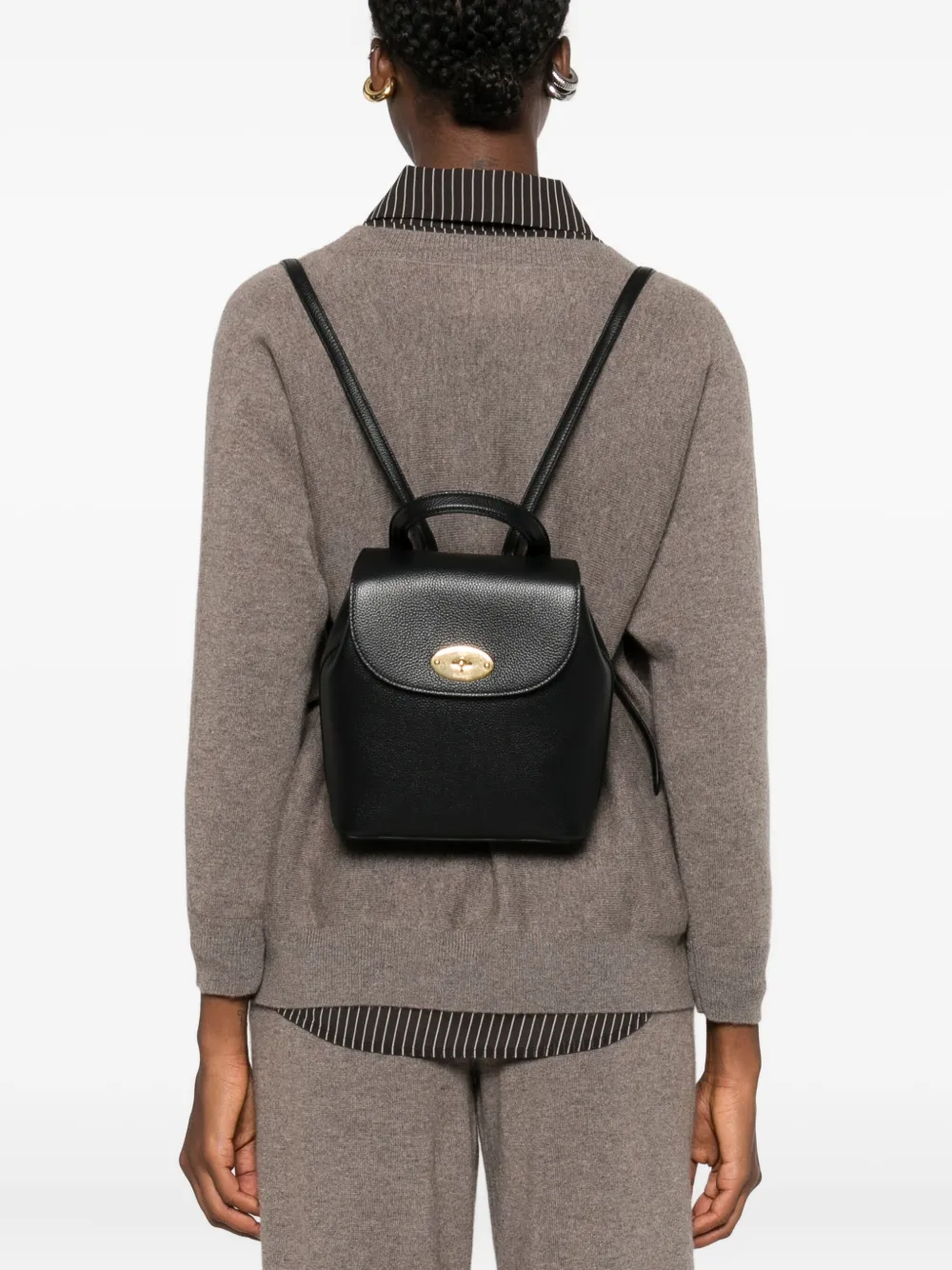 Mulberry Bayswater kleine rugzak - Zwart