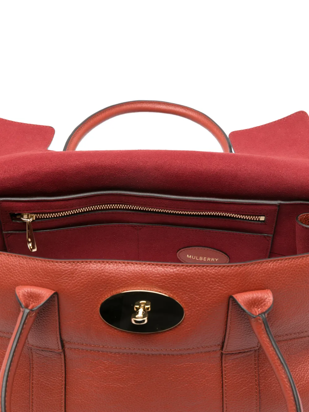 Mulberry small Bayswater tote bag Rood