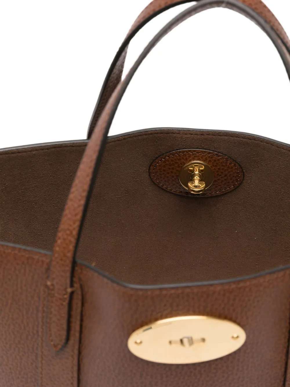 Mulberry Small Bayswater Tote Bag In Brown