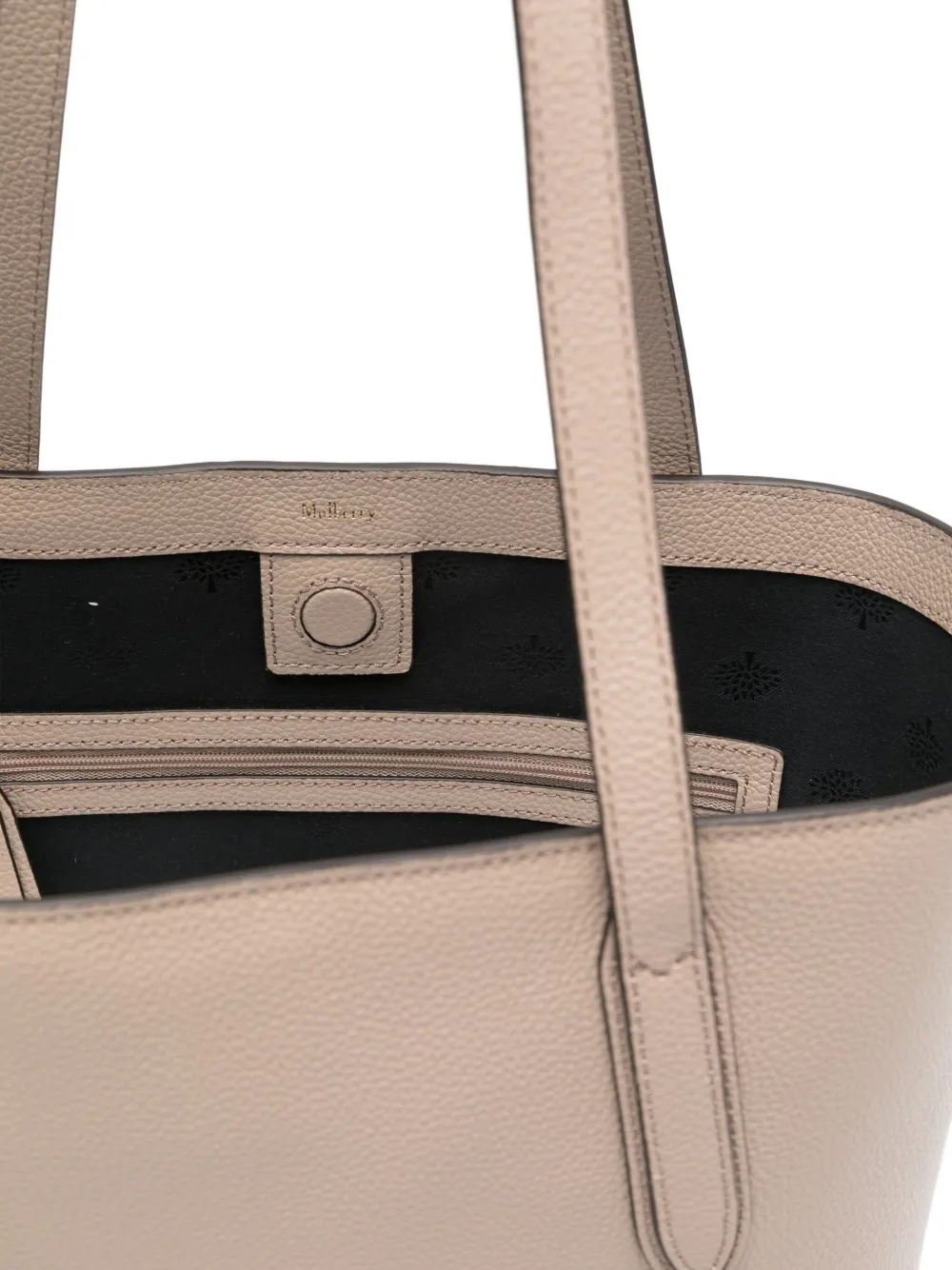 Mulberry Grained-leather Tote Bag In Neutral