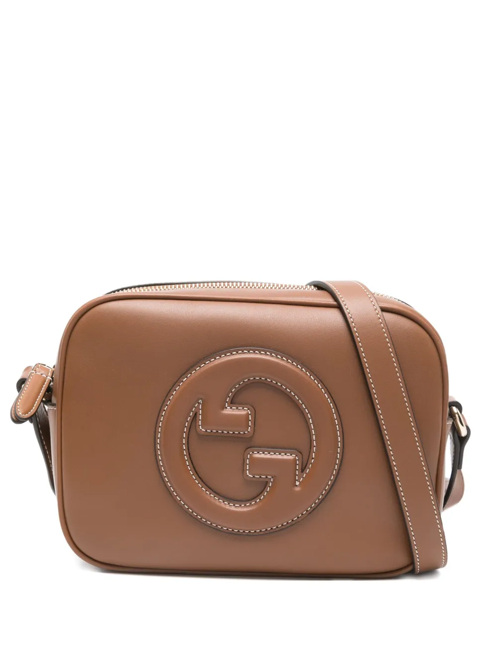 Gucci Blondie Cross Body Bag In Brown