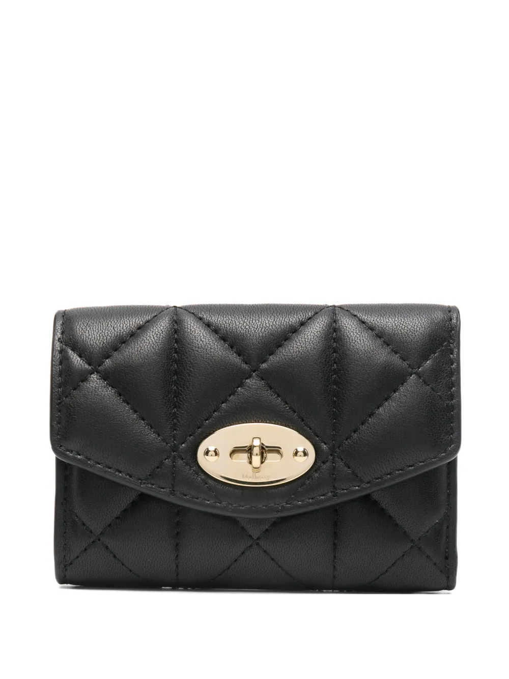Mulberry Darley quilted-folded multi-card wallet - ブラック Mulberry Darley quilted-folded multi-card wallet - ブラック