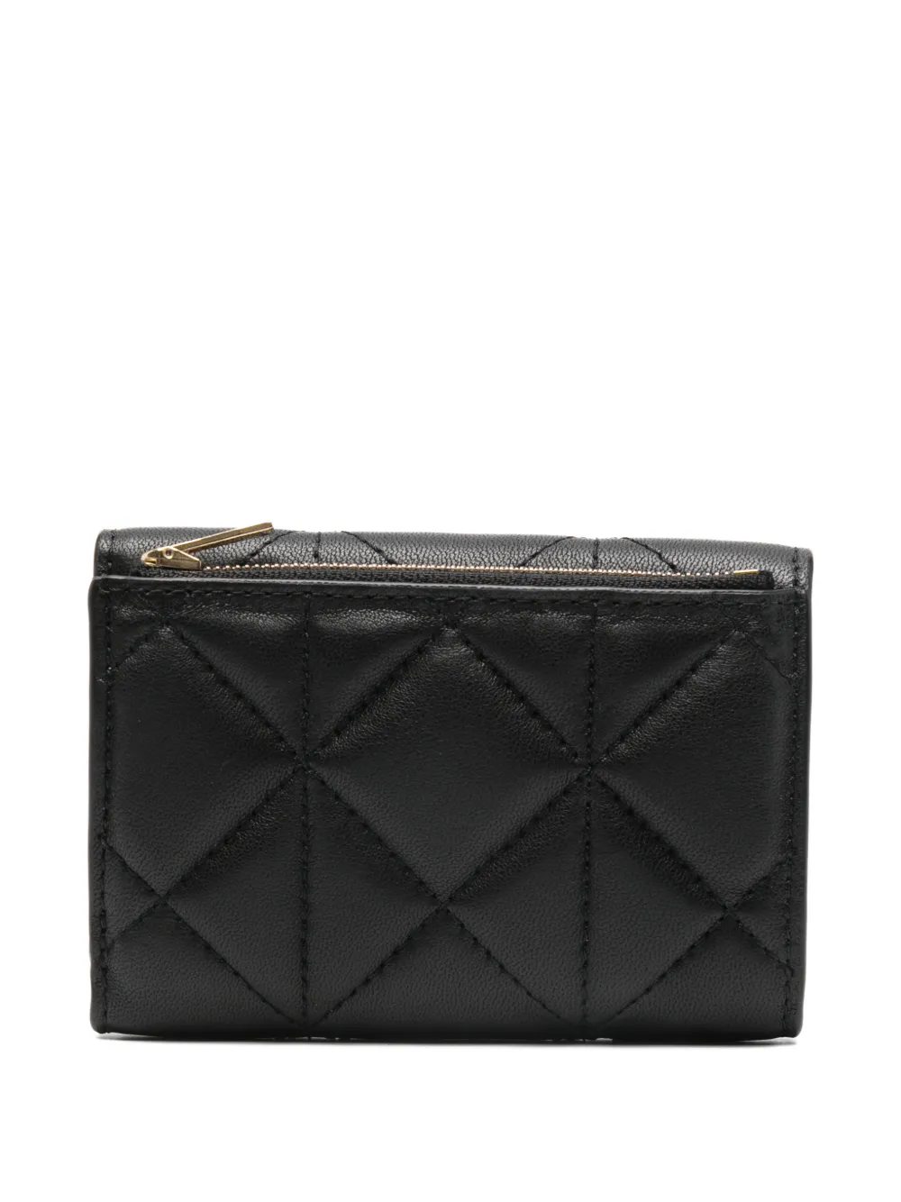 Mulberry Darley quilted-folded multi-card wallet - Zwart