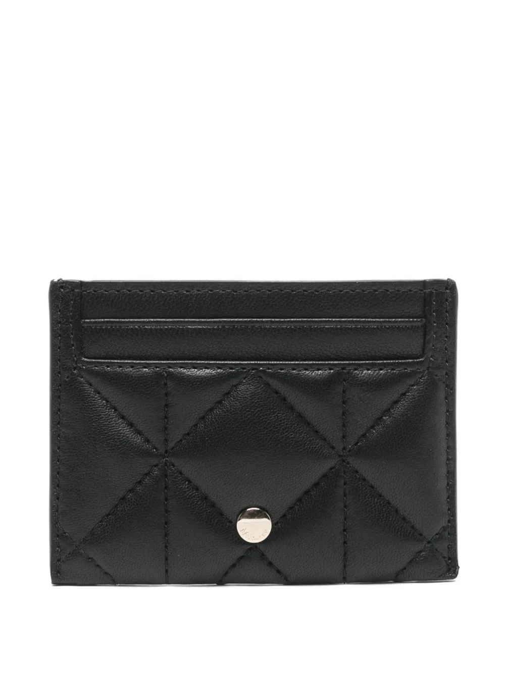 Mulberry quilting credit card wallet - Nero