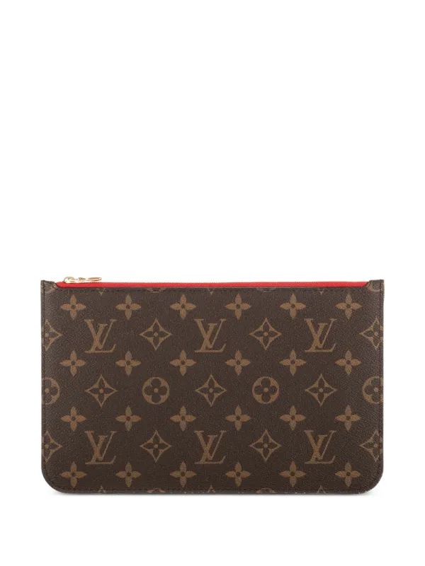 Louis Vuitton Pre-owned Monogram Zipped Pouch in Brown