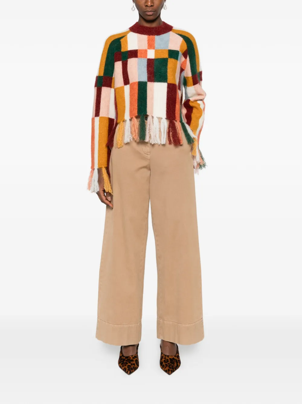 ALEMAIS fringe sweater | Knitted Sweaters | Image 2