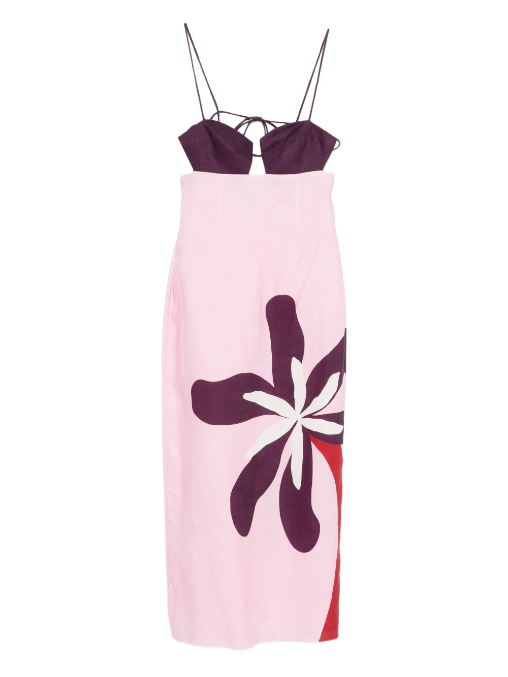 Cala de la Cruz Firenze floral dress - Rosa